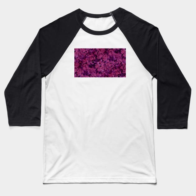 Magenta Marble Texture Baseball T-Shirt by MarbleTextures